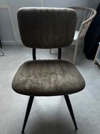 Te Koop: 2 donkergroene eetkamer stoelen, Ophalen, Twee, Overige kleuren, Zo goed als nieuw