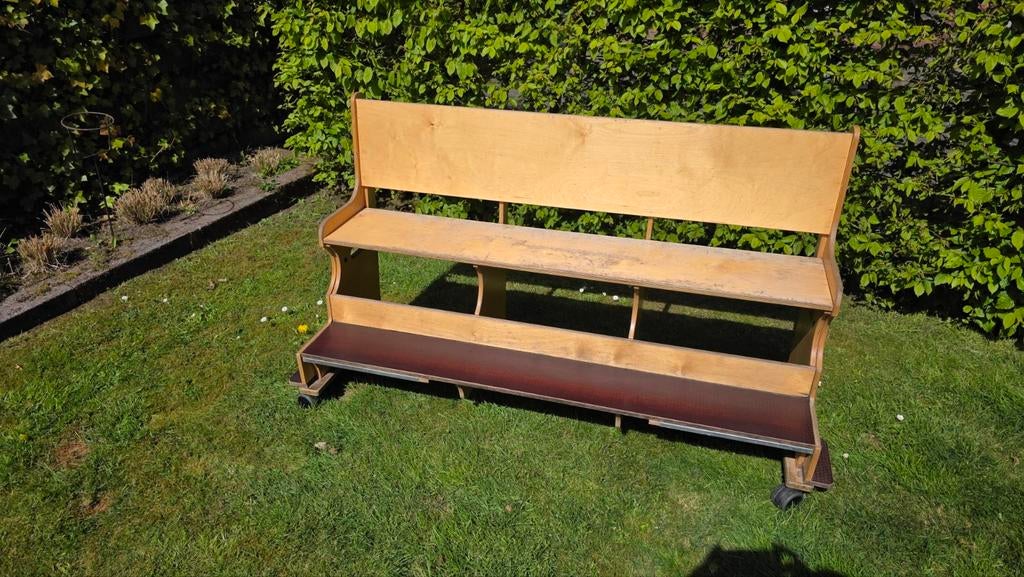 Schoolbank Ergo bank, Ophalen, Gebruikt, Hout