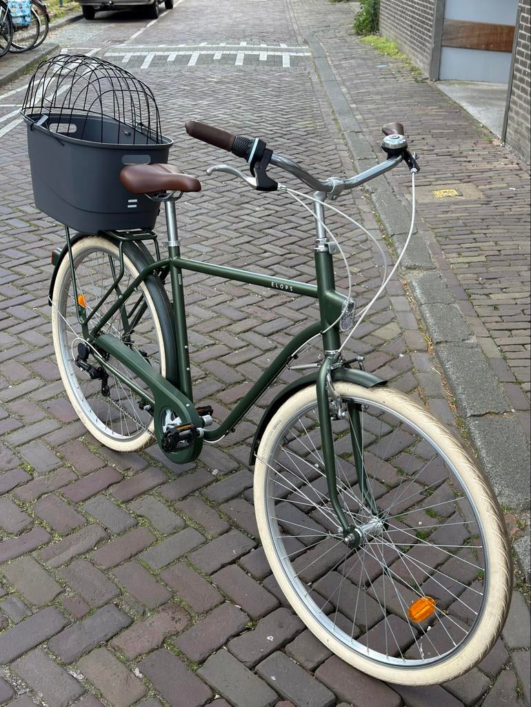 Elops 520 stadsfiets, Fietsen en Brommers, Fietsen | Dames | Damesfietsen, Zo goed als nieuw, Overige merken, Versnellingen, 50 tot 53 cm