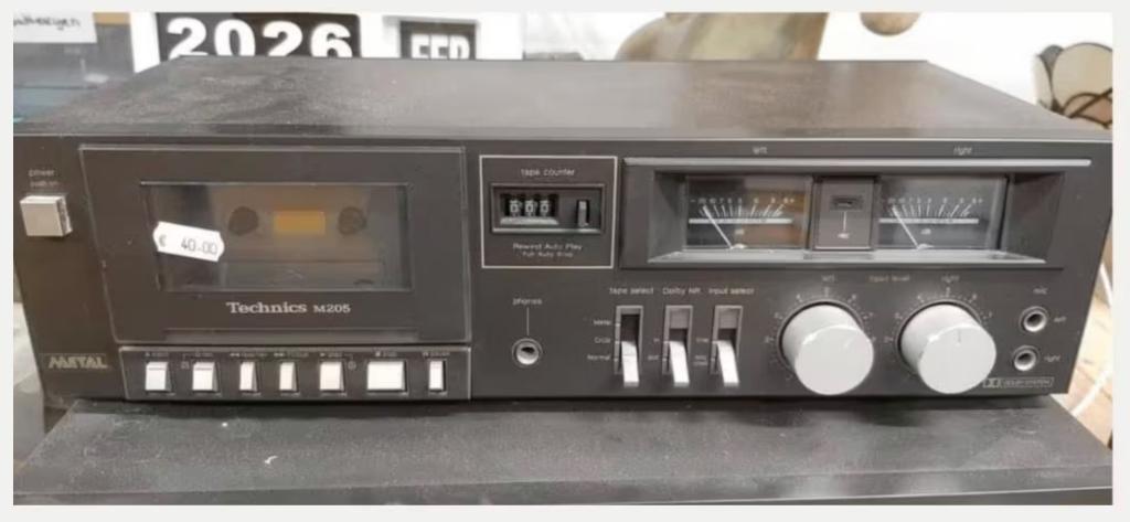 Technics RS-M205 Stereo cassettedeck, Audio, Tv en Foto, Cassettedecks, Overige merken, Ophalen