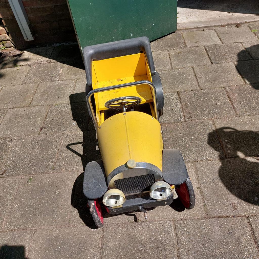 Vintage Trapauto - Geel, Ophalen, Gebruikt, Trapvoertuig