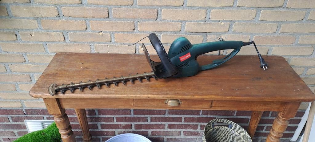Metabo  electrisch heggenschaar, Ophalen of Verzenden, Gebruikt, Elektrisch