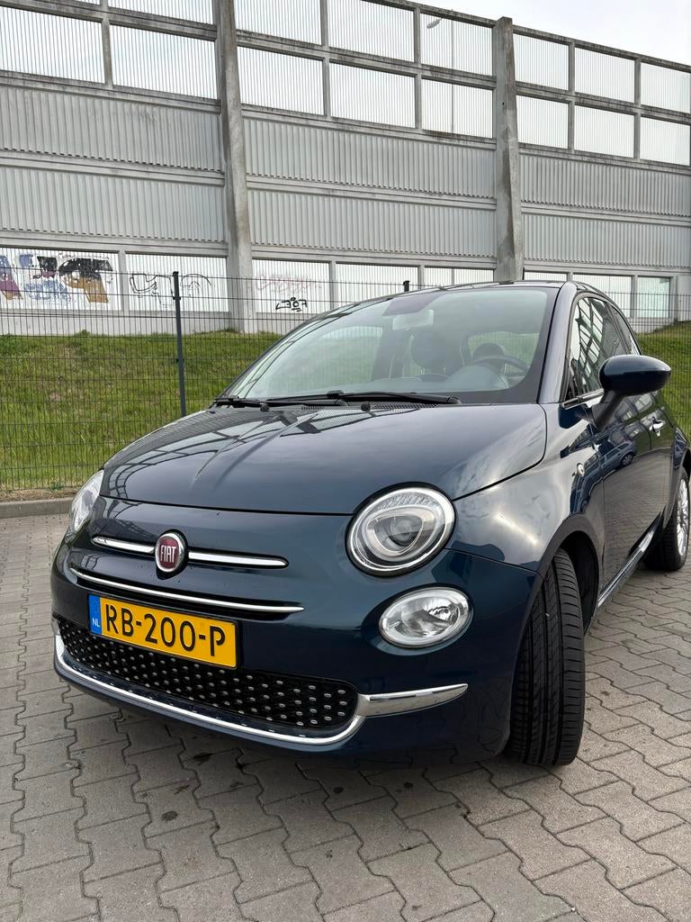 Fiat 500 Twinair Turbo 80pk 2017 uniek lage km-stand, Auto's, Fiat, Voorwielaandrijving, 31 €/maand, 905 kg, Origineel Nederlands