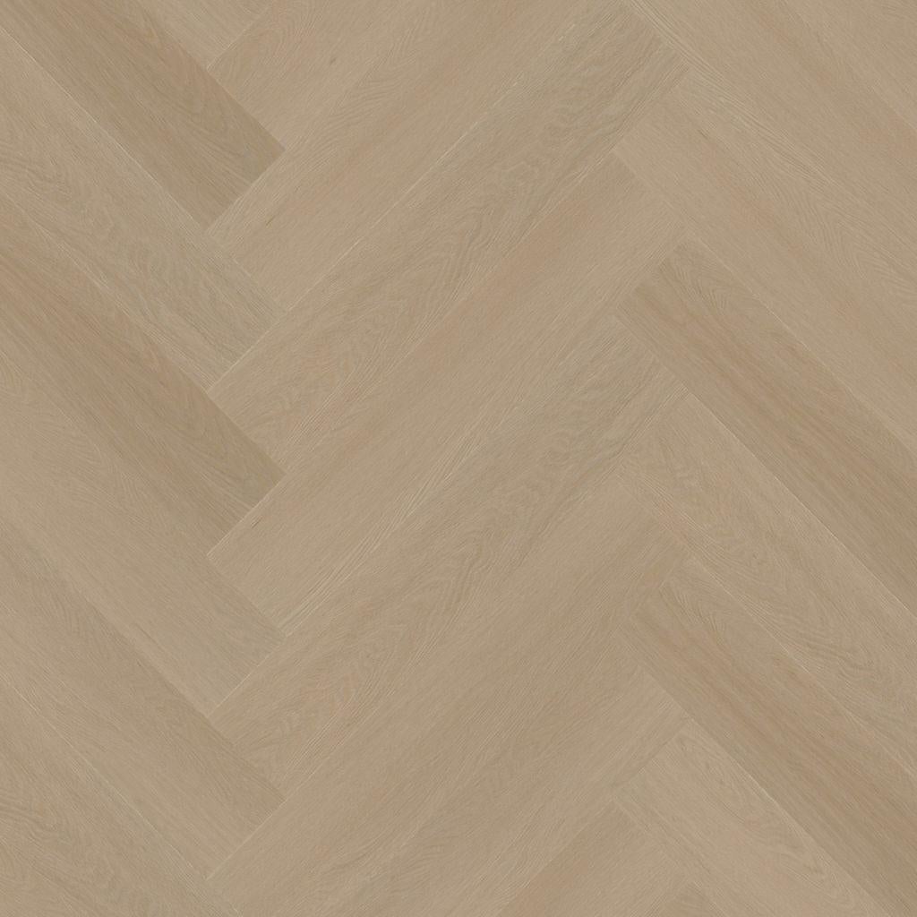 YUP Fulham herringbone click SRC smoky l €19,90, Crème, 75 m² of meer, Nieuw, PVC CLICK VISGRAAT