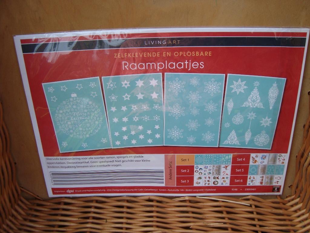 Kerst raamdecoratie, Diversen, Kerst, Ophalen of Verzenden, Nieuw