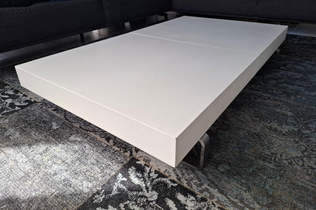 Salontafel Leolux Tablet, Huis en Inrichting, Tafels | Salontafels, Ophalen, Gebruikt, 100 tot 150 cm, 50 tot 100 cm