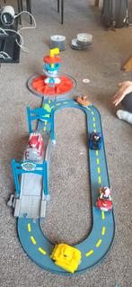 Paw Patrol baan met toren en auto's, Ophalen, Zo goed als nieuw, Handmatig, Overige merken