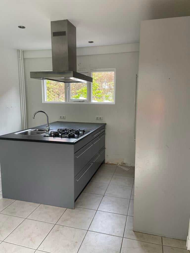 Nette kersenhout keuken incl ATAG, Pelgrim en Sharp apparat, Ophalen, Gebruikt, Overige materialen, Overige typen