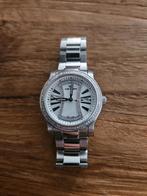 Murex Swiss Horloge met Diamanten en Stalen Band, Overige merken, Staal, Staal, Polshorloge