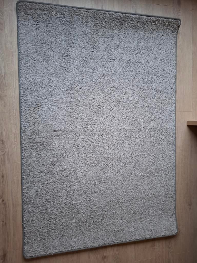 Grijs vloerkleed, 130x190., Ophalen, Gebruikt, 100 tot 150 cm, 200 cm of meer