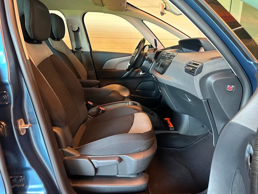 Citroen C4 Picasso 1.6 e-THP AUTOMAAT INTENSIVE-uitv|NAVIGAT, Stof, Gebruikt, 4 cilinders, Blauw