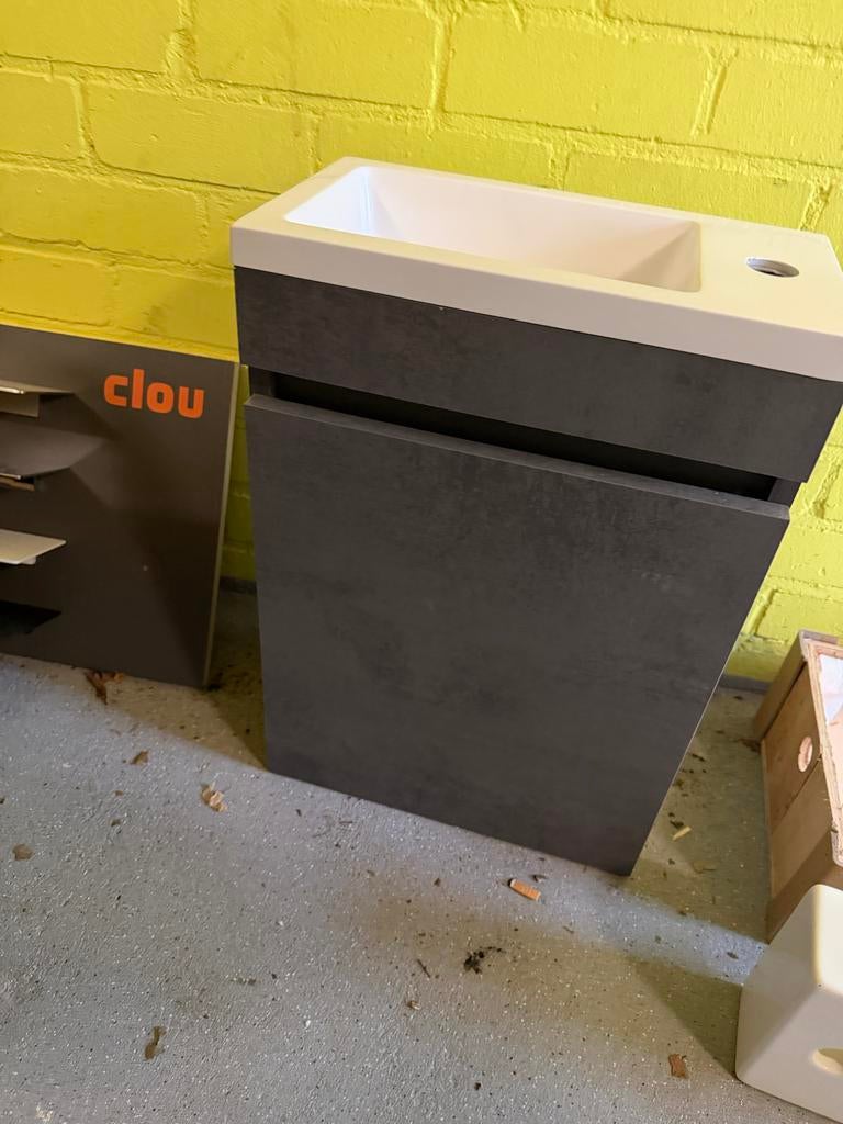 Nieuwe ongebruikte fontein kast met wasbak, Minder dan 50 cm, Nieuw, Ophalen of Verzenden, Minder dan 25 cm