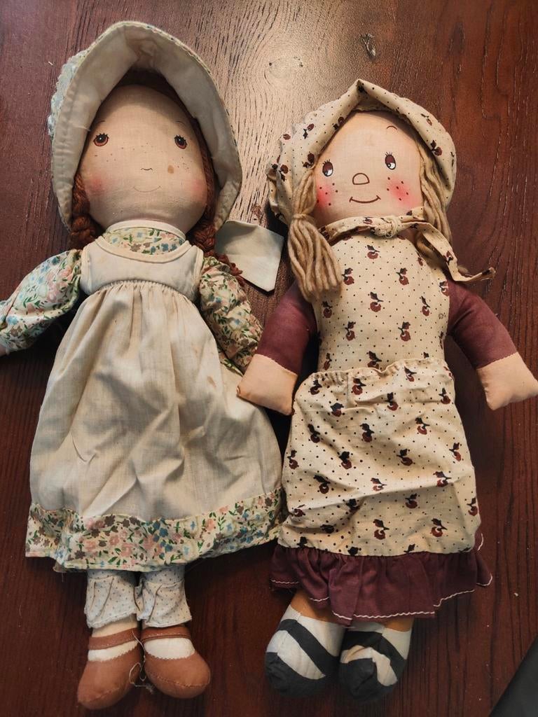 Vintage Holly Hobby en vriendin Heather poppen jaren '80, Ophalen of Verzenden, Gebruikt, Overige typen