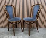10 x Thonet cafestoelen Bentwood cafe stoelen Vintage bistro, Ophalen of Verzenden, Zo goed als nieuw, Blauw, Vijf, Zes of meer stoelen