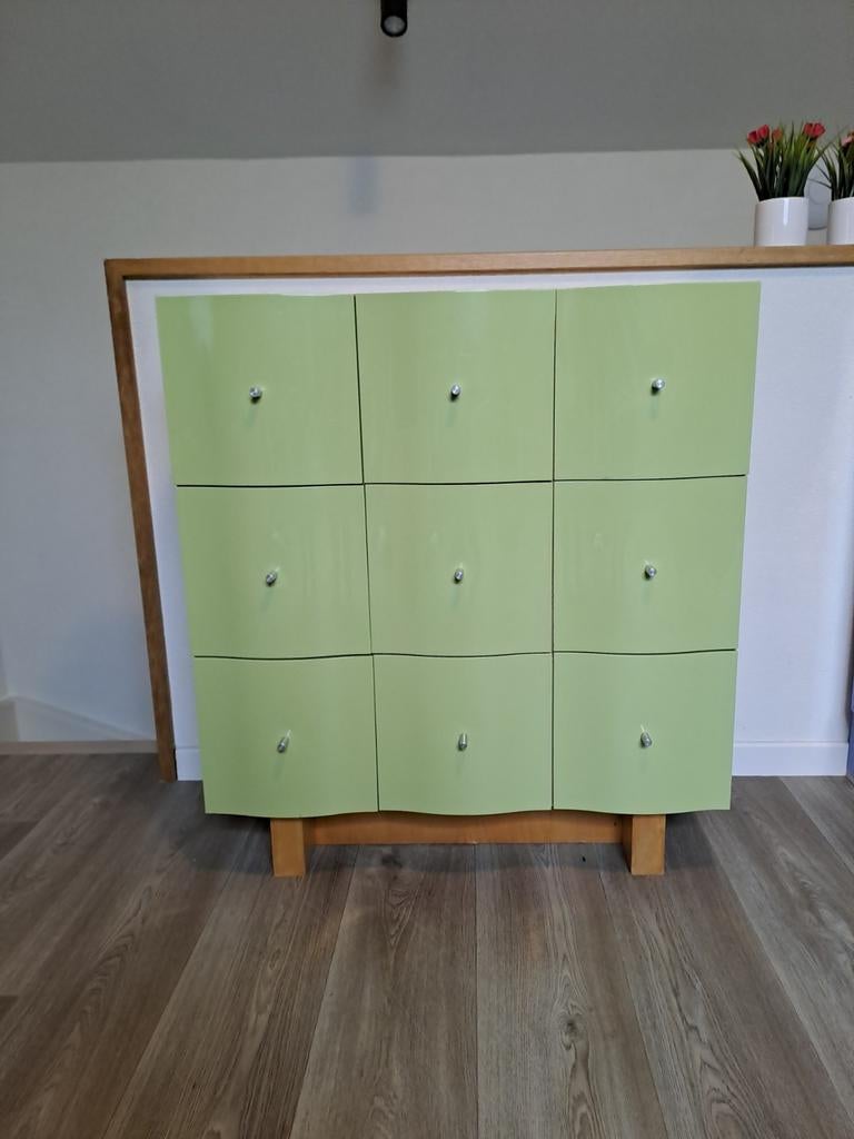 Vintage ladekast Vajer ikea, Huis en Inrichting, Kasten | Ladekasten, Ophalen, Gebruikt, 5 laden of meer, Vintage