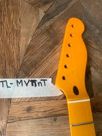 Telecaster hals”  Maple nitro lak vintage tint”TLMV 3 beschikbaar voor biedingen