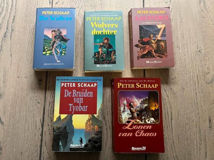 Peter Schaap -  de Wolver - complete serie, Boeken, Fantasy, Gelezen, Ophalen of Verzenden