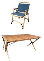 @ campingset Tafel Fixin S + 2 stoelen Chair Dolo canvas @, Caravans en Kamperen, Kampeeraccessoires, Nieuw