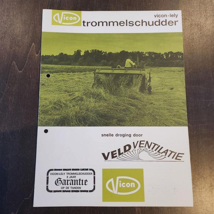 Vicon-Lely Trommelschudder - Weidebouw, Boeken, Catalogussen en Folders, Ophalen of Verzenden