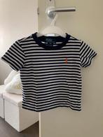Polo Ralph Lauren tshirt blauw wit gestreept maat 12 maanden, Jongetje of Meisje, Ophalen of Verzenden, Zo goed als nieuw, Ralph Lauren