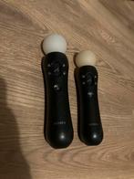 PS4 Move Controllers (2 stuks), Spelcomputers en Games, Spelcomputers | Sony PlayStation Consoles | Accessoires, Ophalen, Gebruikt
