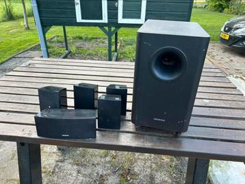Zwarte onkyo boxen set  beschikbaar voor biedingen
