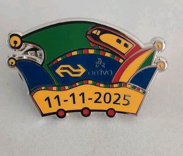 11-11-2025 roermond NS Arriva pin badge speldje carnaval  beschikbaar voor biedingen