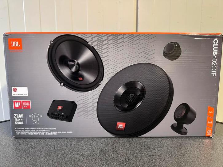 JBL Club 602CTP - Autospeakers - Ø 16,5 cm - 2-weg Composet, Auto diversen, Autospeakers, Zo goed als nieuw, Ophalen of Verzenden