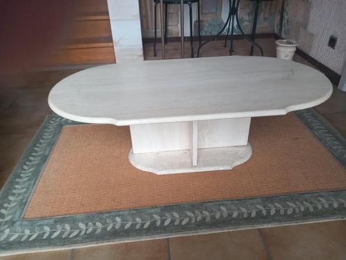 Travertin salontafel in goede staat, Antiek en Kunst, Antiek | Meubels | Tafels, Ophalen of Verzenden