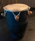 Kleine Djembe zwart hout, Ophalen of Verzenden, Zo goed als nieuw, Trommel