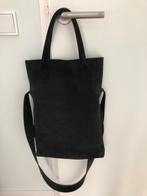 Zwarte suède tas Shabbies, Sieraden, Tassen en Uiterlijk, Tassen | Damestassen, Ophalen of Verzenden, Gebruikt, Zwart