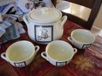 soepterrine Le Chef servies, Huis en Inrichting, Keuken | Servies, Gebruikt, Ophalen of Verzenden, Kom(men), Overige stijlen