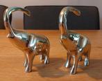Messing Olifant Beeldjes - Set van 2, Antiek en Kunst, Ophalen