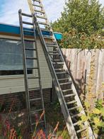 2 Uitschuifbare Ladders - Verweerd, Doe-het-zelf en Verbouw, Ladders en Trappen, Ophalen, Gebruikt, Ladder, Opvouwbaar of Inschuifbaar
