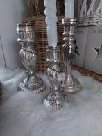 Riviera Maison Elevant Candle Holders 3 stuks, Ophalen of Verzenden, Zo goed als nieuw, Zilver