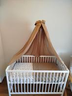 Bedhemeltje, klamboe met piekstok Jollein, bruin. Beige., Kinderen en Baby's, Ophalen, Zo goed als nieuw, Overige typen