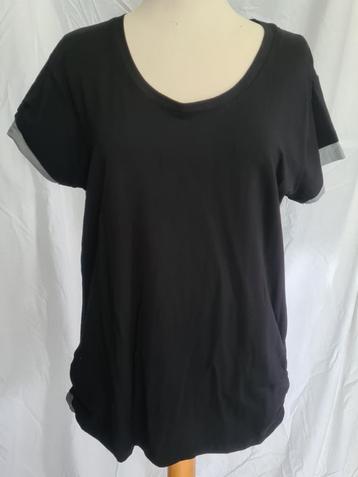 Dames zwart grijze t-shirt, maat L beschikbaar voor biedingen