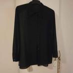 MOOIE,ZWARTE BLOUSE MET GLITTERS., Mexx, Zwart, Maat 42/44 (L), Ophalen of Verzenden