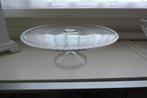 Nieuwe glazen taartschaal, doorsnee 22,5 cm, Glas of Glazen, Nieuw, Ophalen of Verzenden, Glas