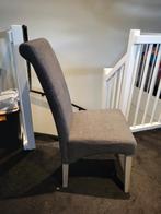 Grijze Stoffen Stoelen - Set van 6, Huis en Inrichting, Stoelen, Ophalen, Hout, Gebruikt, Vijf, Zes of meer stoelen