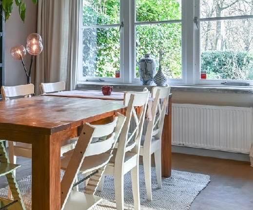 4 IKEA INGOLF Stoelen - Wit Hout, Huis en Inrichting, Stoelen, Gebruikt, Vier, Hout, Wit, Ophalen of Verzenden