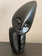 Shona Sculptuur Zimbabwe Zwarte Serpentijn Steen ca15cm Goed, Antiek en Kunst, Ophalen of Verzenden