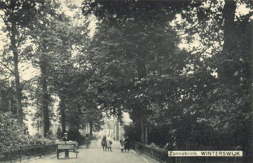 Zonnebrink. Winterswijk. - volk kar - ongelopen, Verzamelen, Ansichtkaarten | Nederland, Ongelopen, Gelderland, 1920 tot 1940