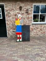 Aangeboden : Groot Krijt Reclamebord van Meisje met Kaas., Ophalen, Gebruikt, Reclamebord
