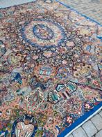 Handgeknoopt perzisch tapijt kashmar 386x290, Huis en Inrichting, Stoffering | Tapijten en Kleden, Info@SlatsAntiek.nl, Crème