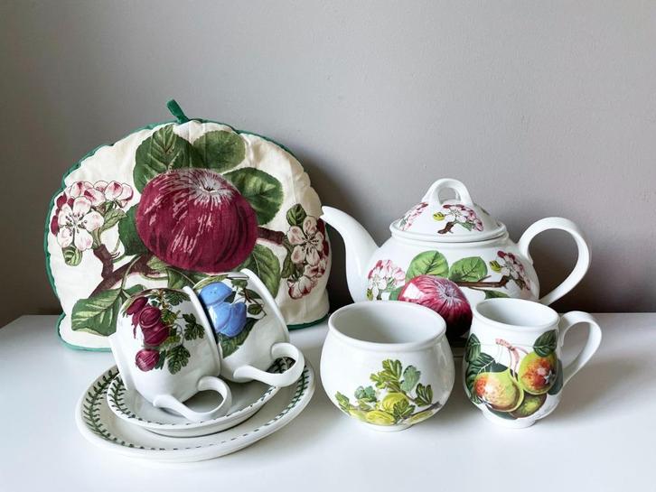 Portmeirion, Pomona, o.a. Theepot / Theemuts, Huis en Inrichting, Keuken | Servies, Gebruikt, Overige typen, Overige stijlen, Porselein