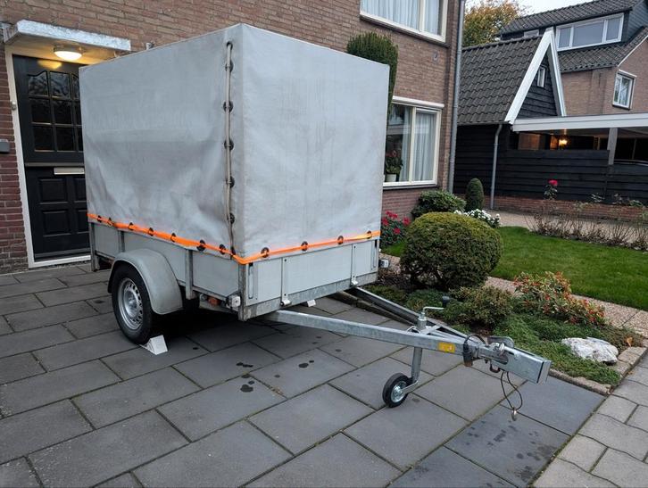 Anssems BSX aluminium huif aanhanger 205 x 120 cm, Auto diversen, Aanhangers en Bagagewagens, Ophalen
