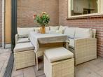 Tuin Dining Loungeset 190x199 cm Central Park Rochelle, Tuin en Terras, Tuinsets en Loungesets, Ophalen, Eettafel, Zo goed als nieuw