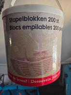Kapla stapelblokken - 200 stuks in doos, Kinderen en Baby's, Speelgoed | Bouwstenen, Ophalen of Verzenden, Gebruikt, Overige merken