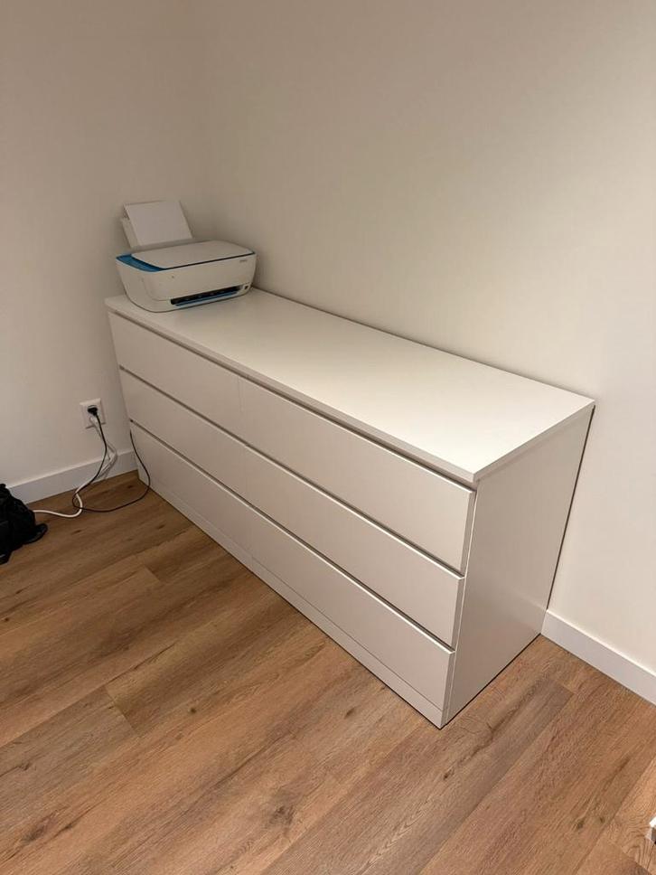 IKEA MALM ladekast, Huis en Inrichting, Kasten | Ladekasten, Zo goed als nieuw, 100 tot 150 cm, 150 tot 200 cm, 25 tot 50 cm, Overige houtsoorten